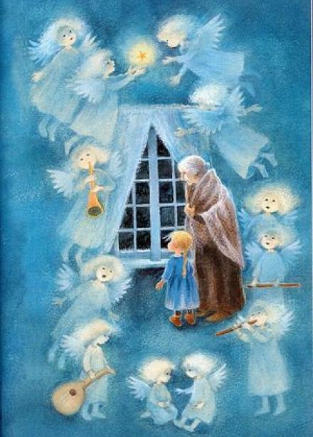 Теневое представление по святочным рассказам и стихам